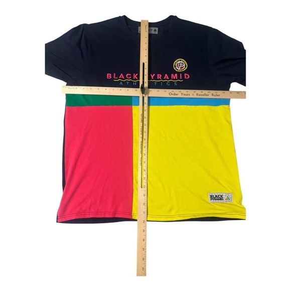 Black Pyramid Athletics Colorblock T-Shirt Size XL GH1 - Picture 4 of 6